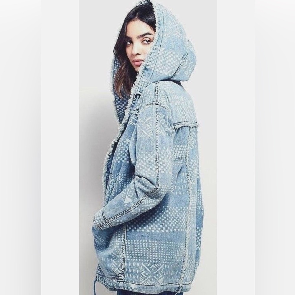 Free People Denim Coat